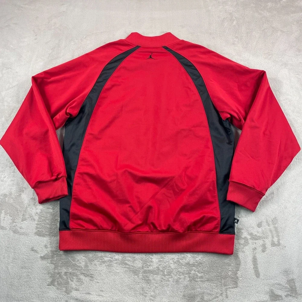 Nike Air Jordan 1985 Flight Club All Over Print Reversible Jacket Men XL Red AOP